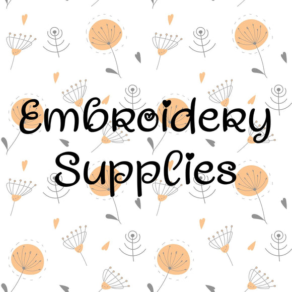 Embroidery and Sewing Supplies