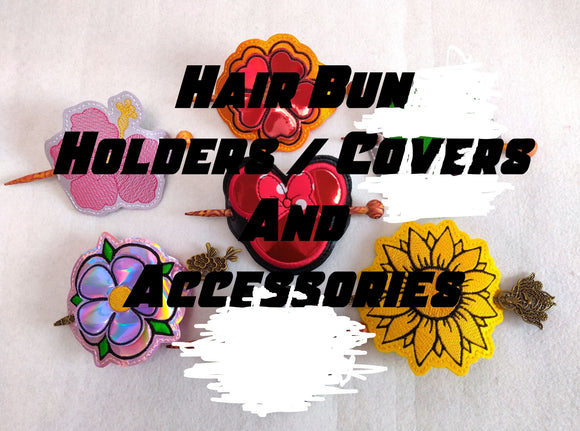 Hair Bun Holders/Covers and Accessories