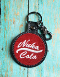ITH Digital Embroidery Pattern for Nuka Cola Snap Tab / Key Chain, 4X4 Hoop