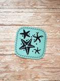 ITH Digital Embroidery Pattern for Sea Life Coaster Set of 4, 4X4 Hoop