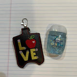 ITH Digital Embroidery Pattern for School LOVE Sanitizer Holder, 5X7 Hoop