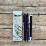 ITH Digital Embroidery Pattern for Pen Holder with Snap Flap 2 sizes, 5X7 or 6X10 Hoop