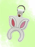 ITH Digital Embroidery Pattern for Bunny Ears Set of 3 Bundle. 4X4 Hoop