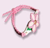 ITH Digital Embroidery Pattern for Bracelet Charm 3D Plumeria, 2X2 Hoop