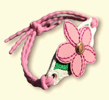 ITH Digital Embroidery Pattern for Bracelet Charm 3D Plumeria, 2X2 Hoop