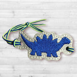 ITH Digital Embroidery Pattern for Bracelet Charm Dinosaur Bundle of 5, 2X2 hoop