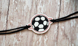ITH Digital Embroidery Pattern for Bracelet / Show Charm Soccer, 2X2 Hoop