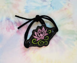 Ith Digital Embroidery Pattern for Bracelet / Shoe Charm Waterlily, 2X2 Hoop