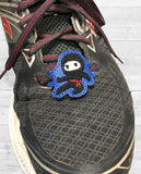 ITH Digital Embroidery Pattern for Bracelet Charm set of 3 Ninja Dudes, 2X2 Hoop