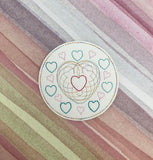 ITH Digital Embroidery Pattern for Geometric Designs Coasters set of 4, 4X4 Hoop