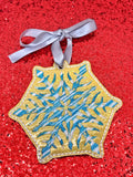 ITH Digital Embroidery Pattern for Snowflake III Ornament, 4X4 Hoop