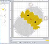 ITH Digital Embroidery Pattern for Easter Garland / Banner Set of 5, 5X7 Hoop