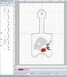 ITH Digital Embroidery Pattern for Phantom of the Opera 1oz. Sanitizer Holder, 5X7 Hoop