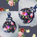 ITH Digital Embroidery Pattern for Coin Pouch Key Chain, 5X7 Hoop
