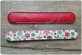 ITH Digital Embroidery Pattern for Nail File Sleeves / Covers 4 sizes, 4X4 & 5X7 Hoop
