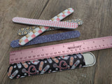 ITH Digital Embroidery Pattern for Extra Large Nail File Sleeve / Cover. 5X7 & 6X10 Hoop