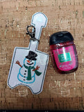 ITH Digital Embroidery Pattern for Snowman III Sanitizer Holder, 5X7 Hoop