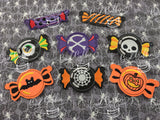 ITH Digital Embroidery Pattern for Halloween Candy Banner Set of 9, 4X4 Hoop & 5X7 Hoop