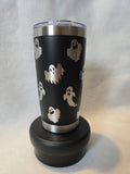 Ghost Tears Halloween Label 20oz Laser engraved tumbler