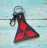 ITH Digital Embroidery Pattern for Mitsubishi Snap Tab / Key Chain, 4X4 Hoop