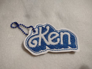 ITH Digital Embroidery Pattern for Ken Eyelet Key Chain, 4X4 Hoop