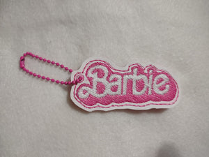 ITH Digital Embroidery Pattern for Barbie Eyelet Key Chain, 4X4 Hoop