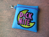 ITH Digital Embroidery Pattern for Dick at Nite Cash Card Tall 4.5 X 5 Zipper Pouch, 5X7 Hoop