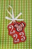ITH Digital Embroidery Pattern for Mint Mouse 2023 Ornament, 4X4 Hoop