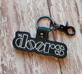 ITH Digital Embroidery Pattern for The Doors Outline Snap Tab / Key Chain, 4X4 Hoop