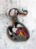 ITH Digital Embroidery Pattern for HB Blitzo Snap Tab / Key Chain, 4X4 Hoop