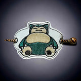 ITH Digital Embroidery Pattern for  Snorlax Hair Bun Holder, 4X4 Hoop