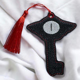 ITH Digital Embroidery Pattern for Hazbin H Key Bookmark, Key Chain, 4X4 Hoop