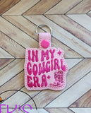 ITH Digital Embroidery Pattern for Cowgirl Era Snap Tab / Keychain, 4X4 Hoop