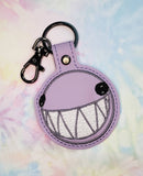 ITH Digital Embroidery Pattern for ADC Bubble Snap Tab / Keychain, 4X4 Hoop