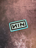 ITH Digital Embroidery Pattern for Nine Inch Nails Patch, 4X4 Hoop