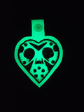 ITH Digital Embroidery Pattern for Jason Heart Snap Tab / Key Chain, 4X4 & 5X7 Hoop