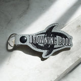 ITH Digital Embroidery Pattern for Drowning Pool Snap Tab / Keychain. 4X4 Hoop