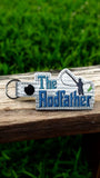 ITH Digital Embroidery Pattern for The Rodfather Snap Tab / Keychain, 4X4 Hoop