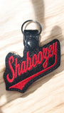 ITH Digital Embroidery Pattern for Shaboozey Snap Tab / Keychain, 4X4 Hoop