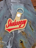 ITH Digital Embroidery Pattern for Shaboozey Snap Tab / Keychain, 4X4 Hoop