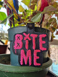 ITH Digital Embroidery Pattern for Bite Me Avril Snap Tab / Keychain, 4X4 Hoop