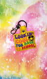 ITH Digital Embroidery Pattern for Lookin Cool for Back to School Snap Tab / Keychain, 4X4 Hoop