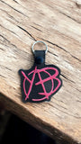 ITH Digital Embroidery Pattern for Yung Blud Snap Tab / Keychain, 4X4 Hoop