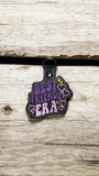 ITH Digital Embroidery Pattern for Best Friend ERA Snap Tab / Keychain, 4X4 Hoop