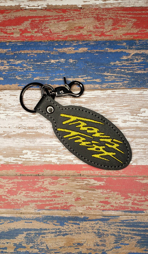 ITH Digital Embroidery Pattern for Travis Tritt Snap Tab / Keychain. 4X4 Hoop