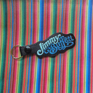 ITH Digital Embroidery Pattern for Jimmy Buffett Snap Tab / Kaychain, 4X4 Hoop