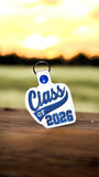 ITH Digital Embroidery Pattern for Class of 2026 Snap Tab / Keychain. 4X4 Hoop