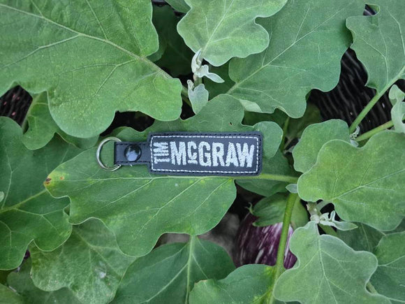 ITH Digital Embroidery Pattern for Tim McGraw Snap Tab / Keychain, 4X4 Hoop