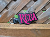 ITH Digital Embroidery Pattern for REBA Snap Tab / Keychain, 4X4 Hoop