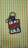 ITH Digital Embroidery Pattern for In My Merry Grinch ERA Snap Tab / Keychain, 4X4 Hoop